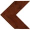 Ekena Millwork 15 3/4"W x 16"H x 3/4"D Vintage Farmhouse 5 1/2" Chevron, Barnwood Decor Collection, Salvage Red DECR15X16X075CHVRD - alternate 1